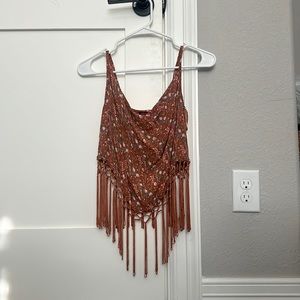 Fringed top from bootbarn